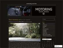 Tablet Screenshot of motoringconbrio.com